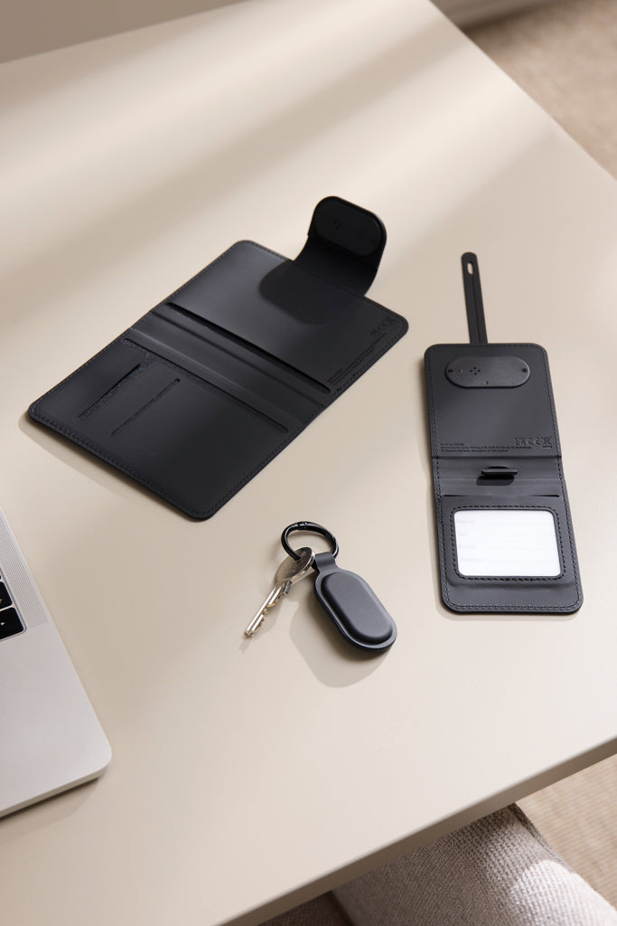 VINGA Baltimore RCS Key tag With Finder Dual - Black