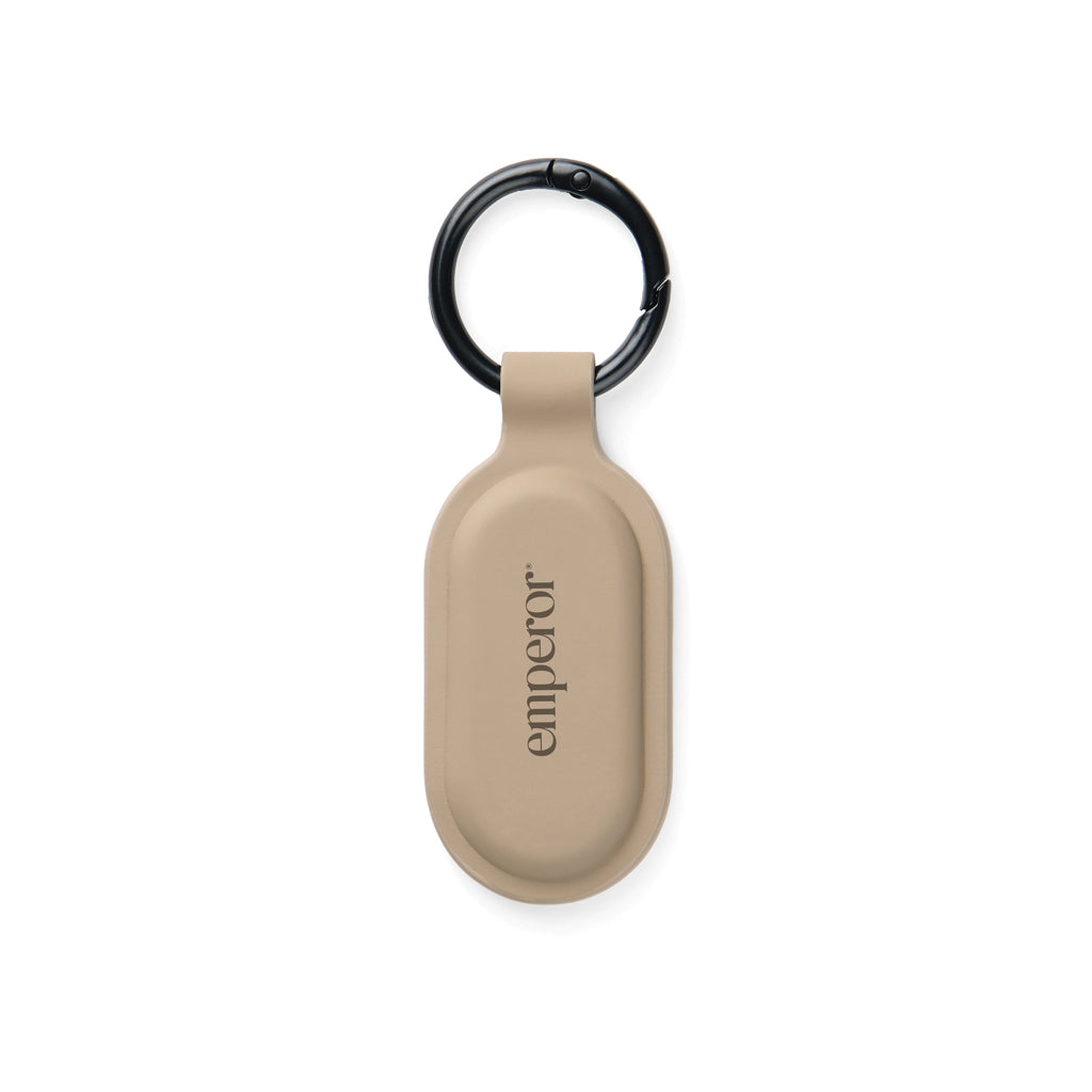 VINGA Baltimore RCS Key tag With Finder Dual - Greige