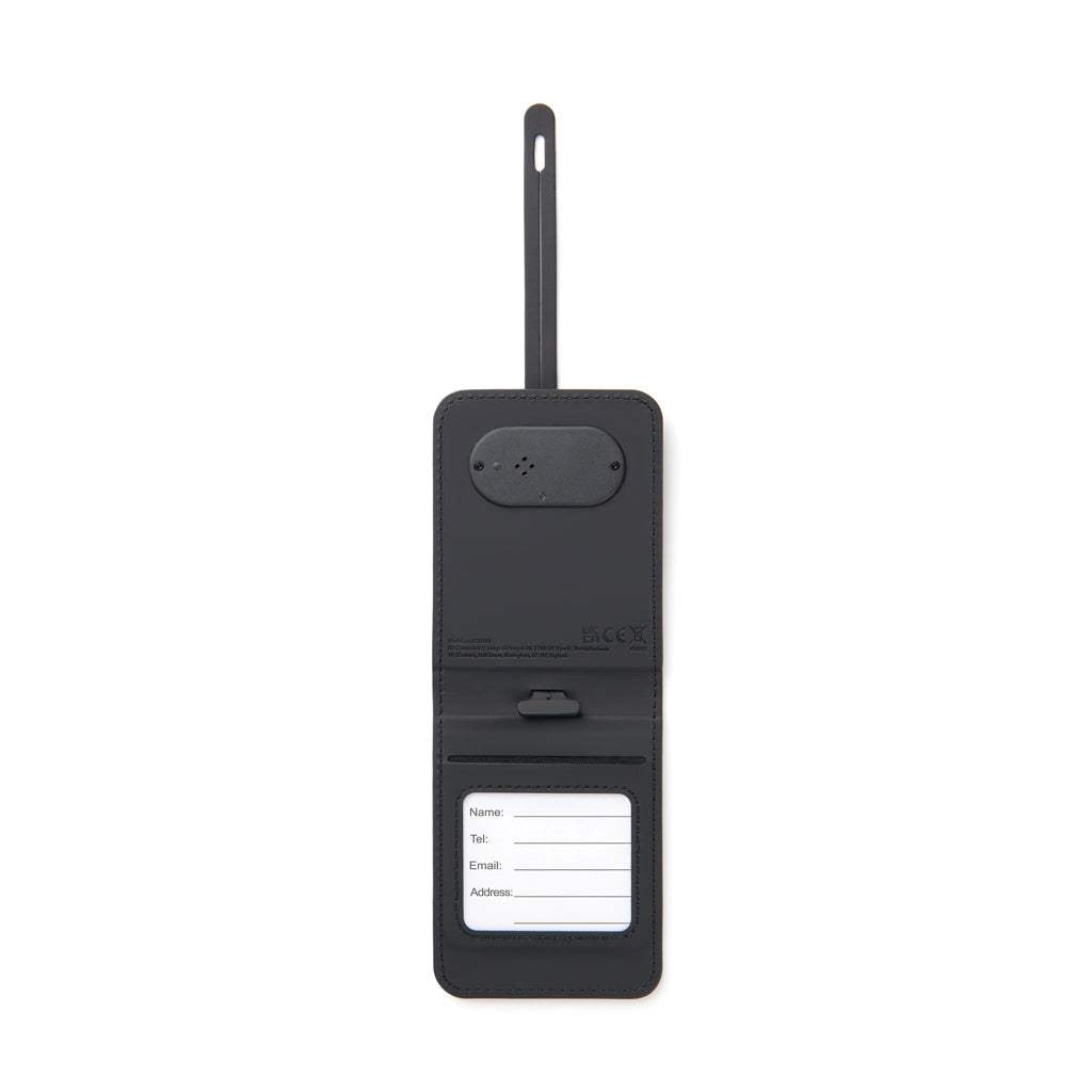 VINGA Baltimore RCS Luggage Tag With Finder Dual - Black