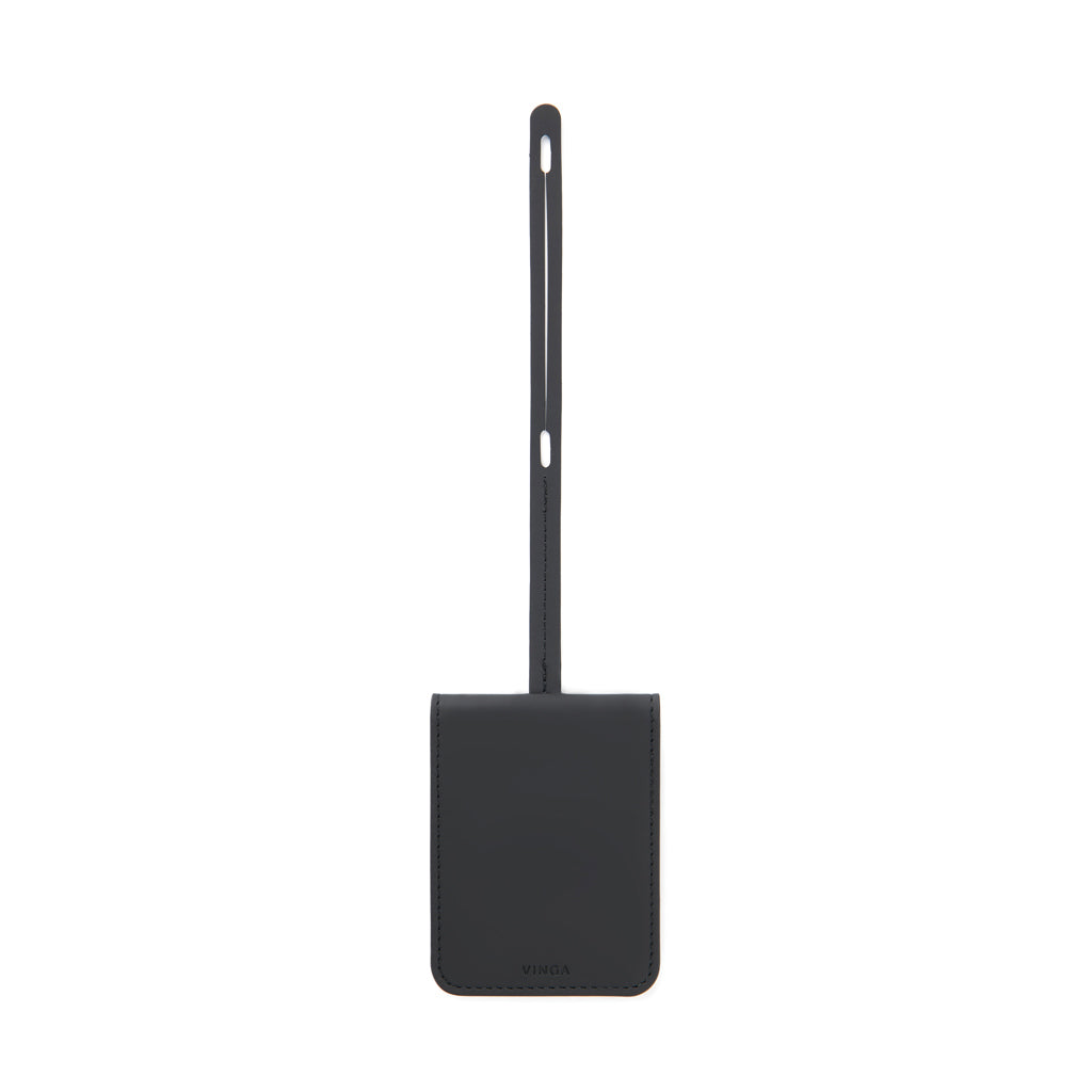 VINGA Baltimore RCS Luggage Tag With Finder Dual - Black
