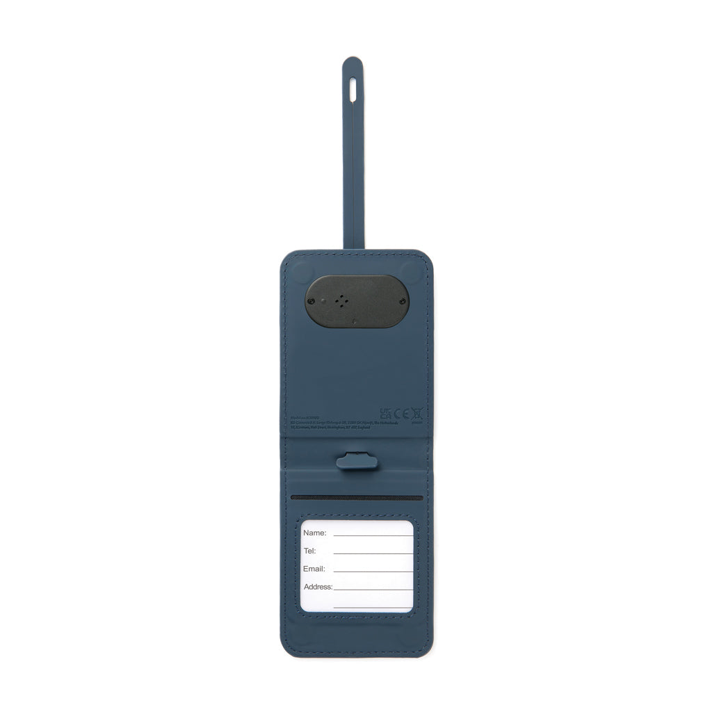 VINGA Baltimore RCS Luggage Tag With Finder Dual - Blue