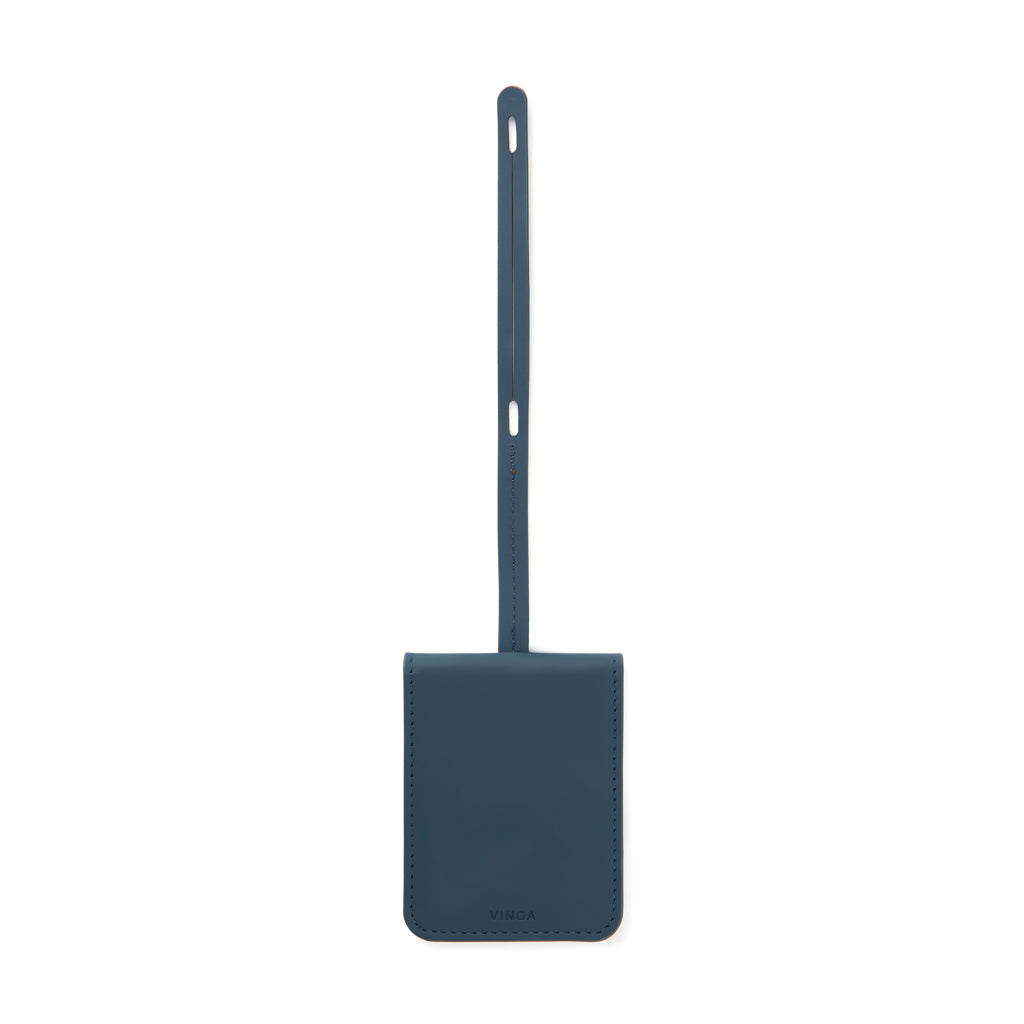 VINGA Baltimore RCS Luggage Tag With Finder Dual - Blue