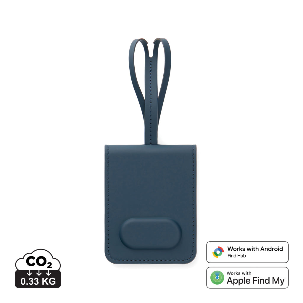 VINGA Baltimore RCS Luggage Tag With Finder Dual - Blue