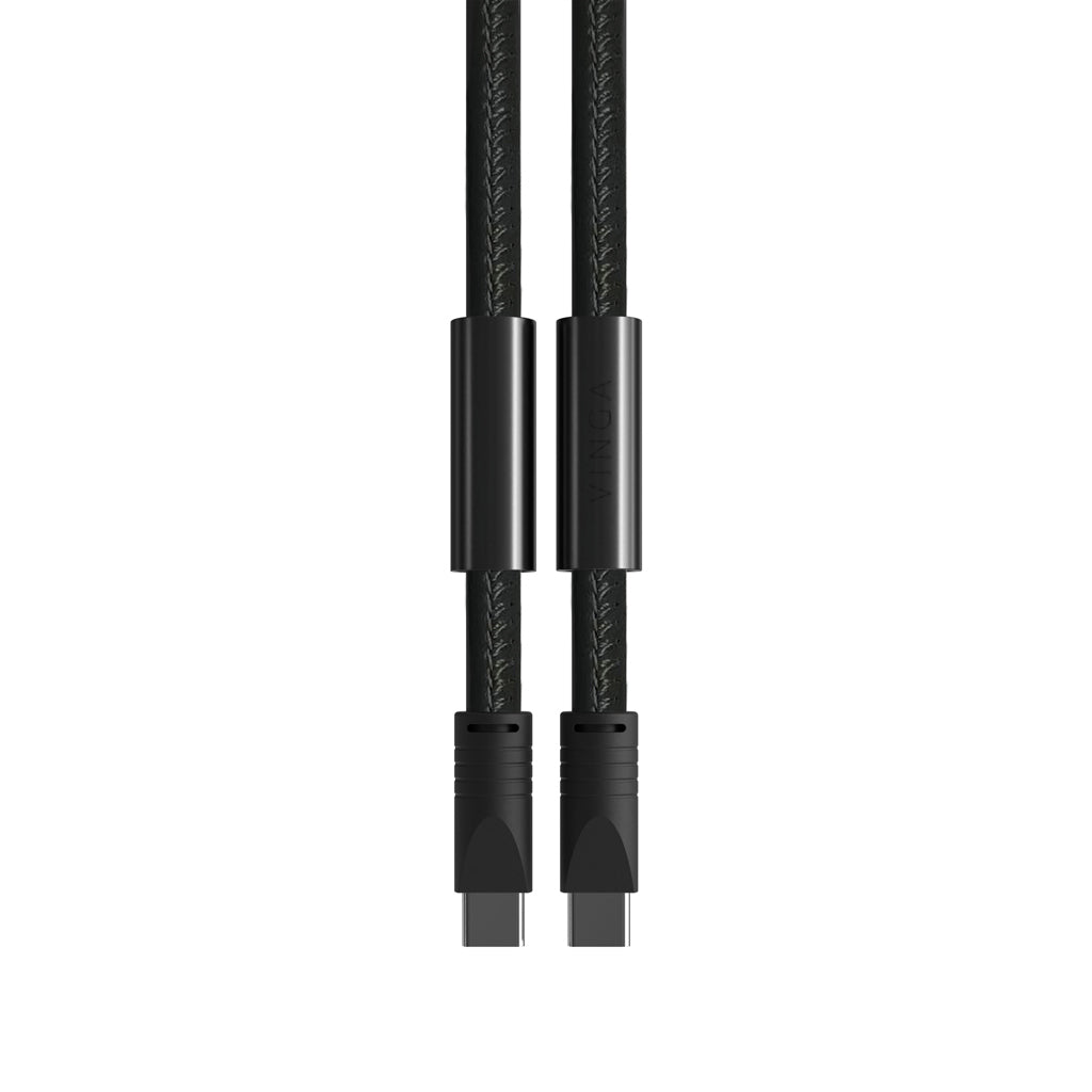 VINGA Baltimore RCS Phone cord With Charging Cable - Black