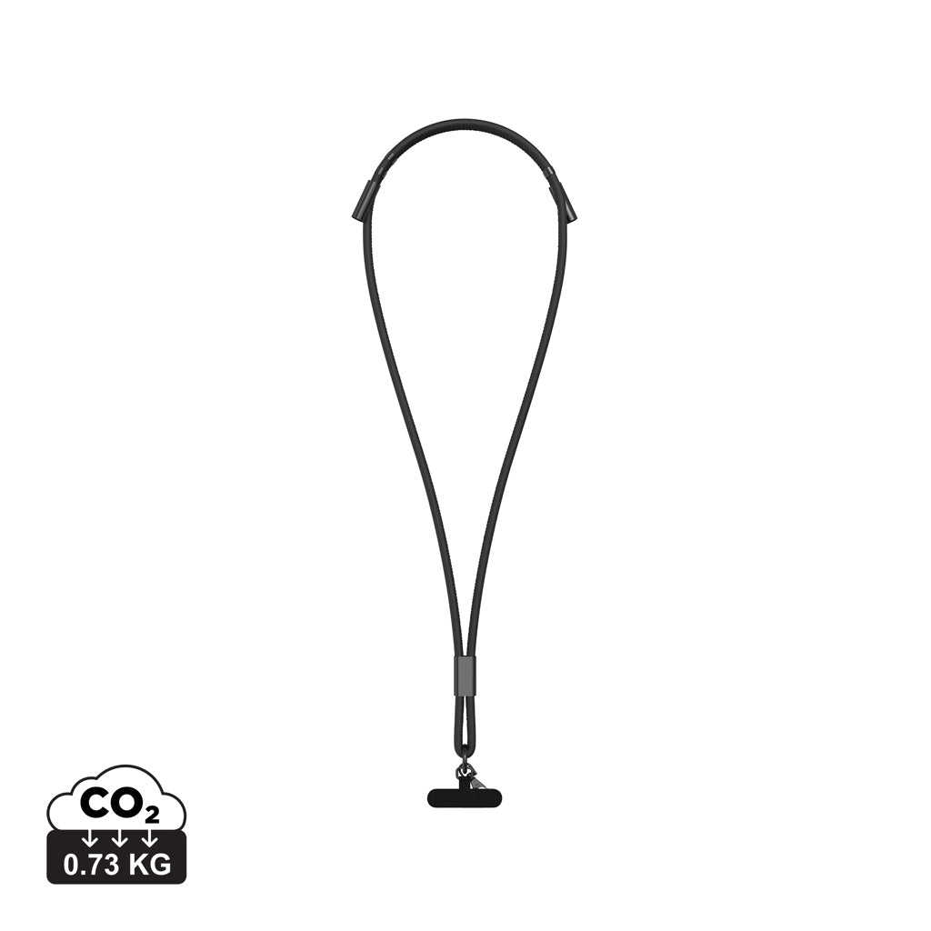 VINGA Baltimore RCS Phone cord With Charging Cable - Black