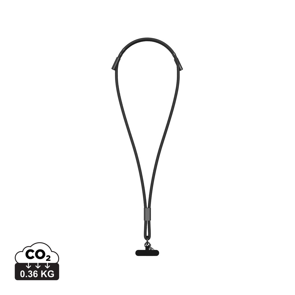 VINGA Baltimore RCS Phone cord With Charging Cable - Black