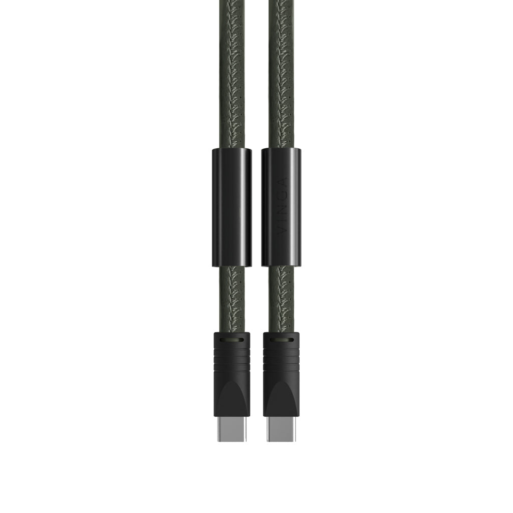VINGA Baltimore RCS Phone cord With Charging Cable - Green