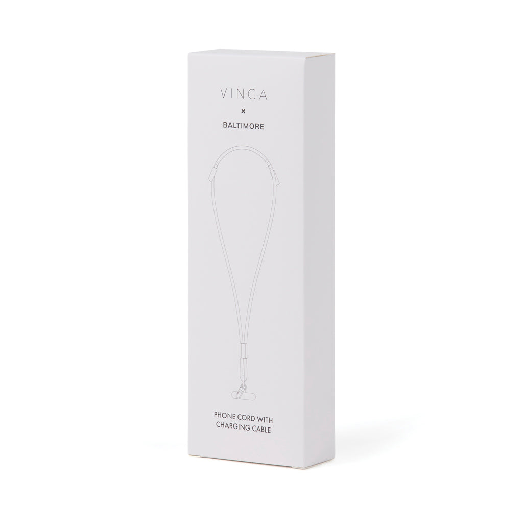 VINGA Baltimore RCS Phone cord With Charging Cable - Green
