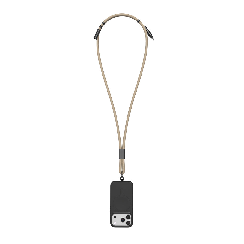 VINGA Baltimore RCS Phone cord With Charging Cable - Greige