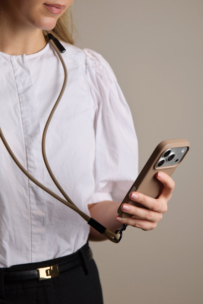VINGA Baltimore RCS Phone cord With Charging Cable - Greige