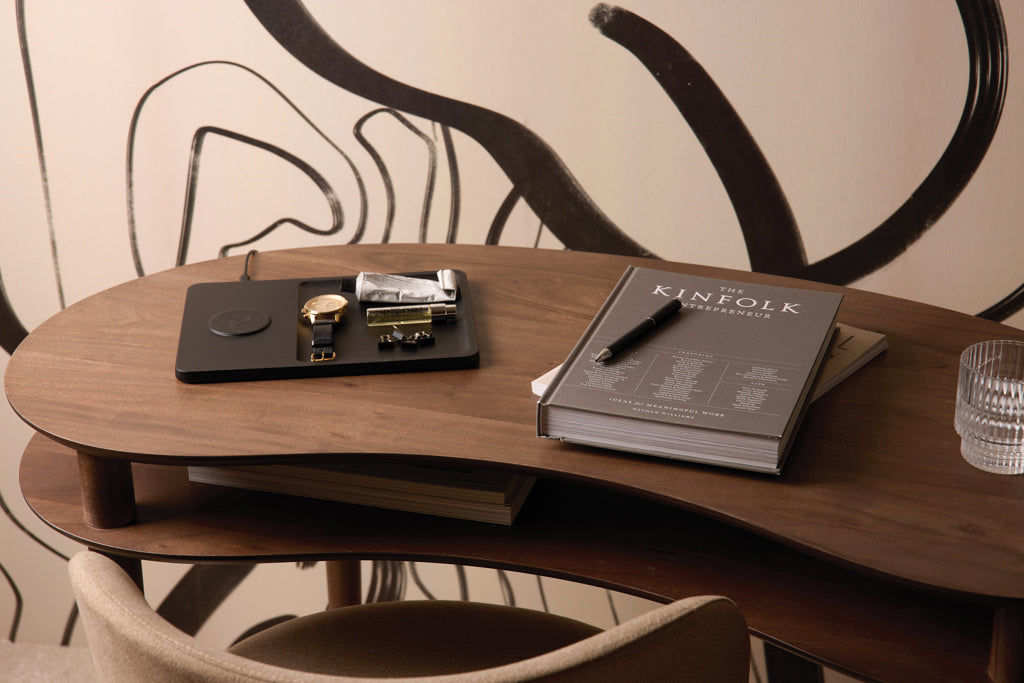 VINGA Timo RCS desk charger and accessory tray - Black