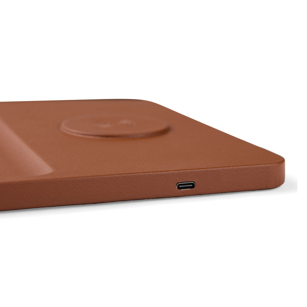 VINGA Timo RCS desk charger and accessory tray - Brown
