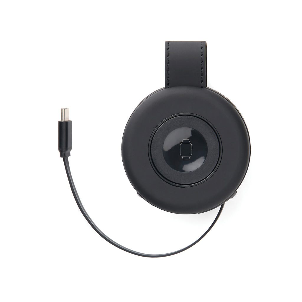 VINGA Baltimore RCS 2-in-1 Wireless 15W Travel Charger - Black