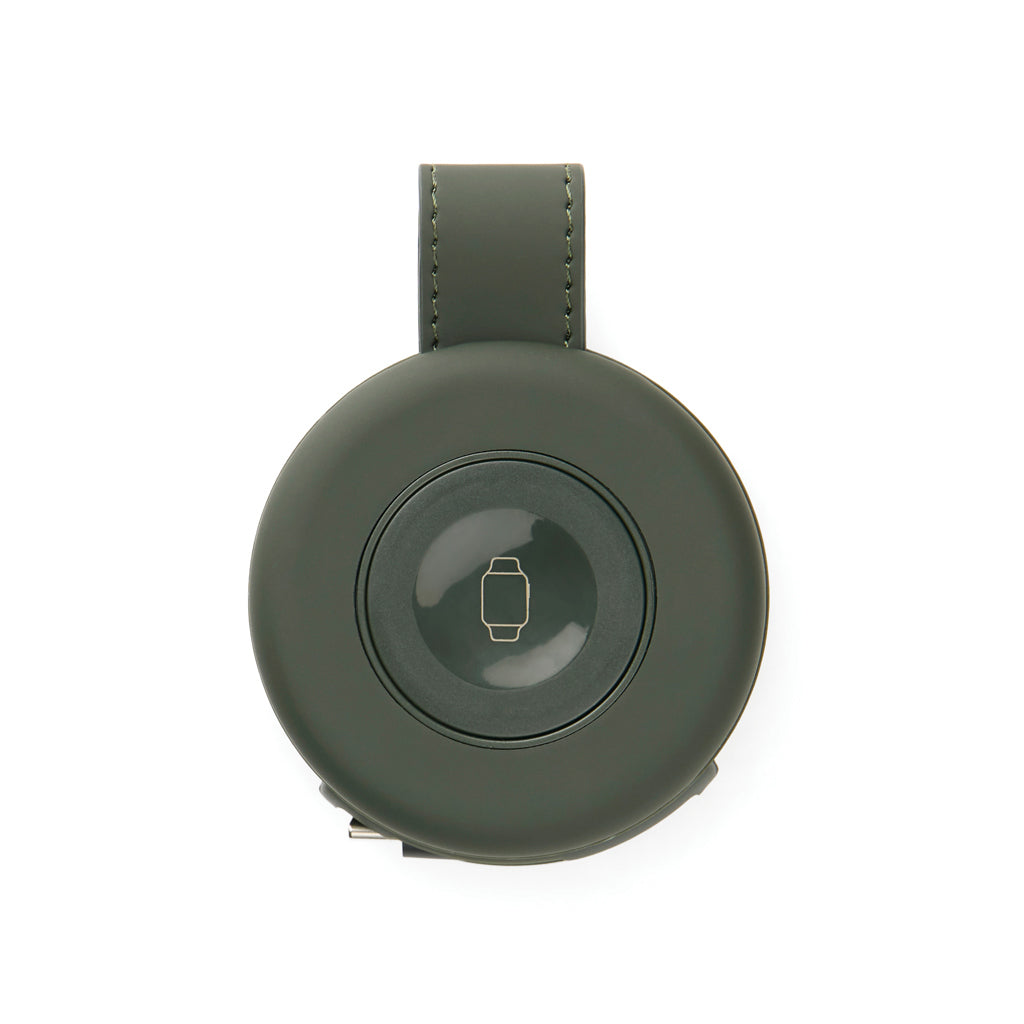 VINGA Baltimore RCS 2-in-1 Wireless 15W Travel Charger - Green