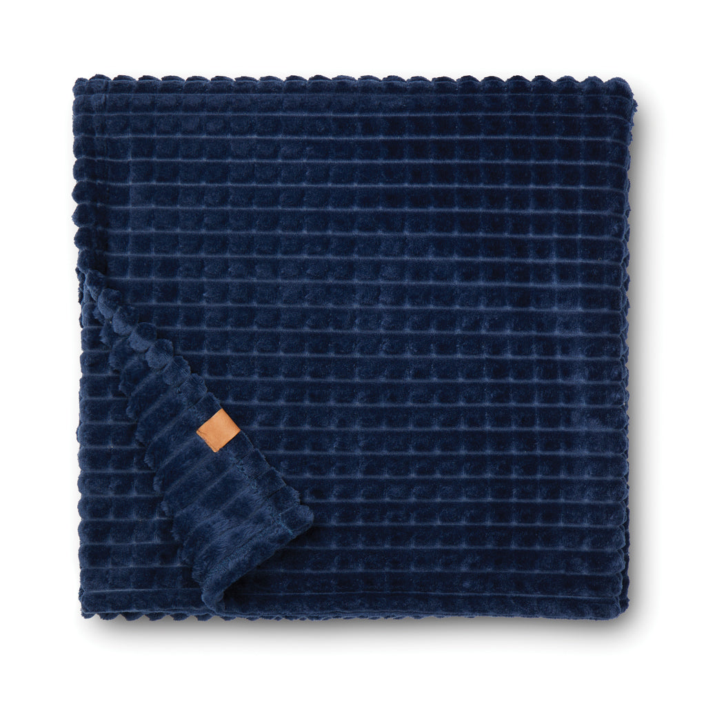VINGA Branson GRS recycled pet blanket - Navy