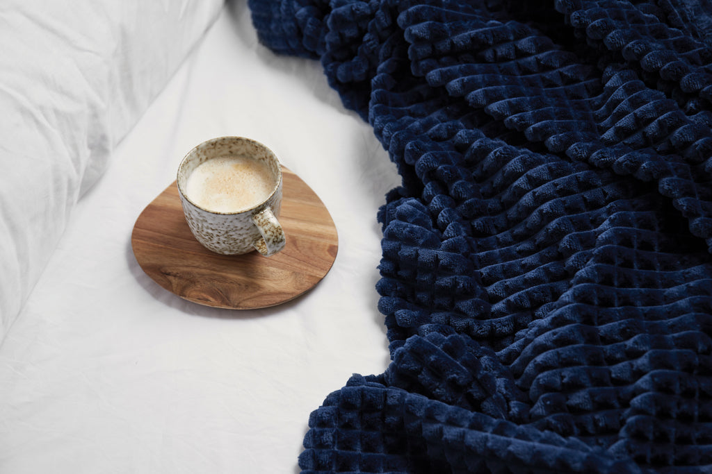 VINGA Branson GRS recycled pet blanket - Navy
