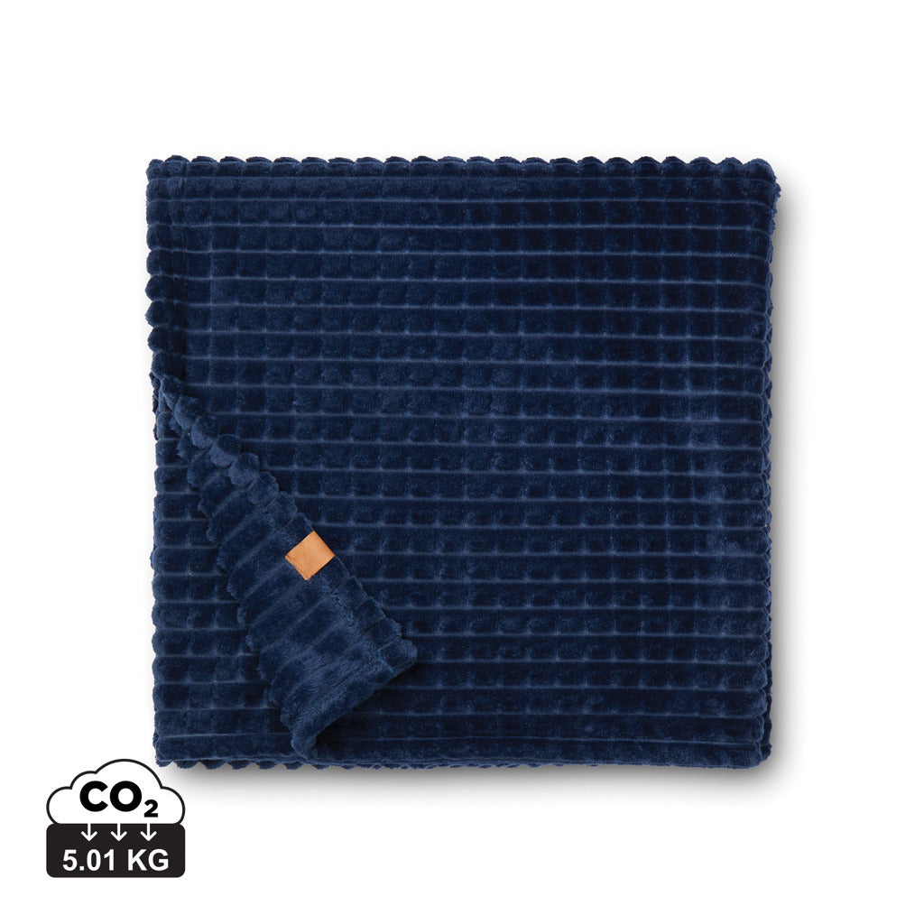 VINGA Branson GRS recycled pet blanket - Navy