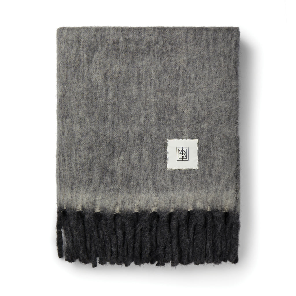 Vinga Saletto wool blend blanket - Grey