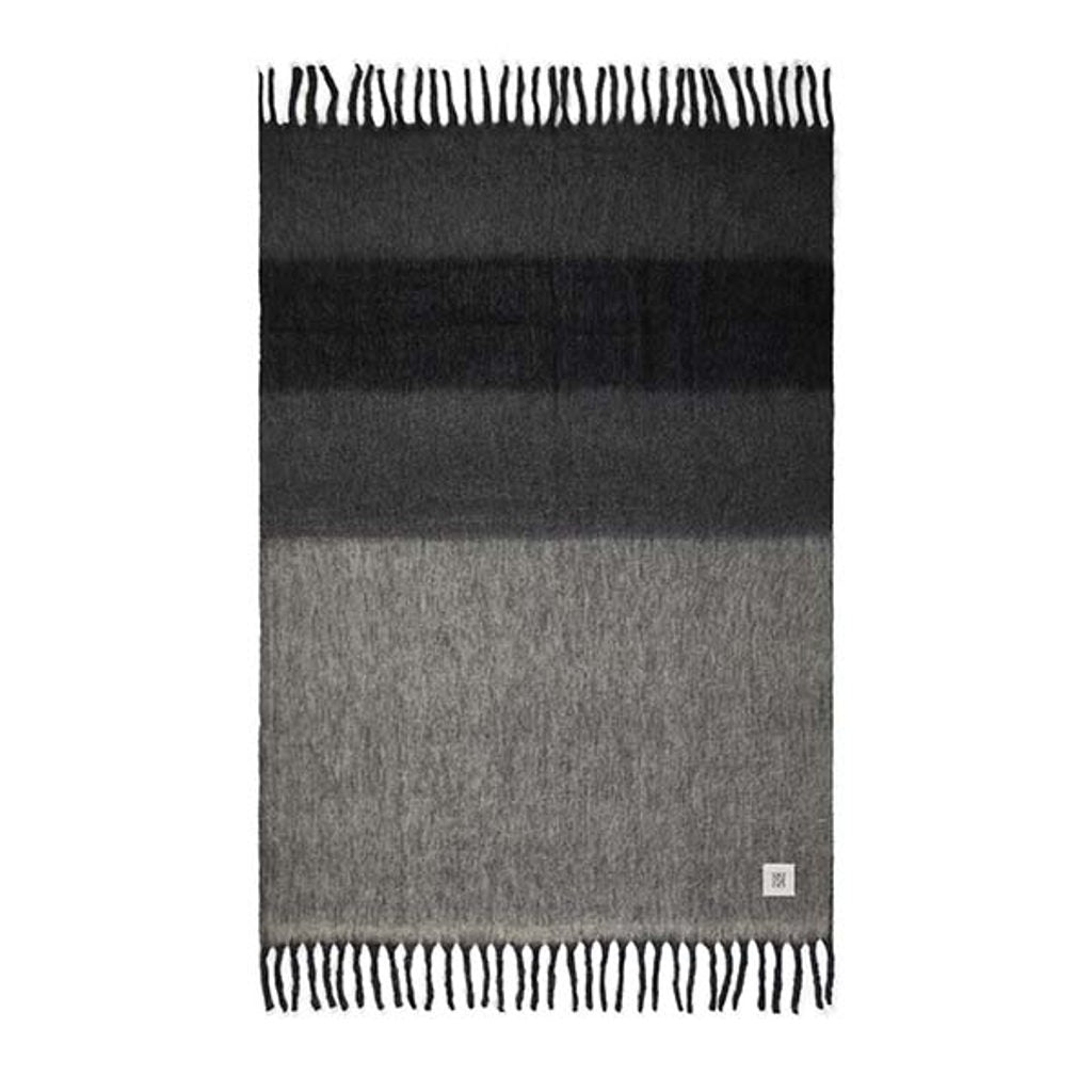 Vinga Saletto wool blend blanket - Grey