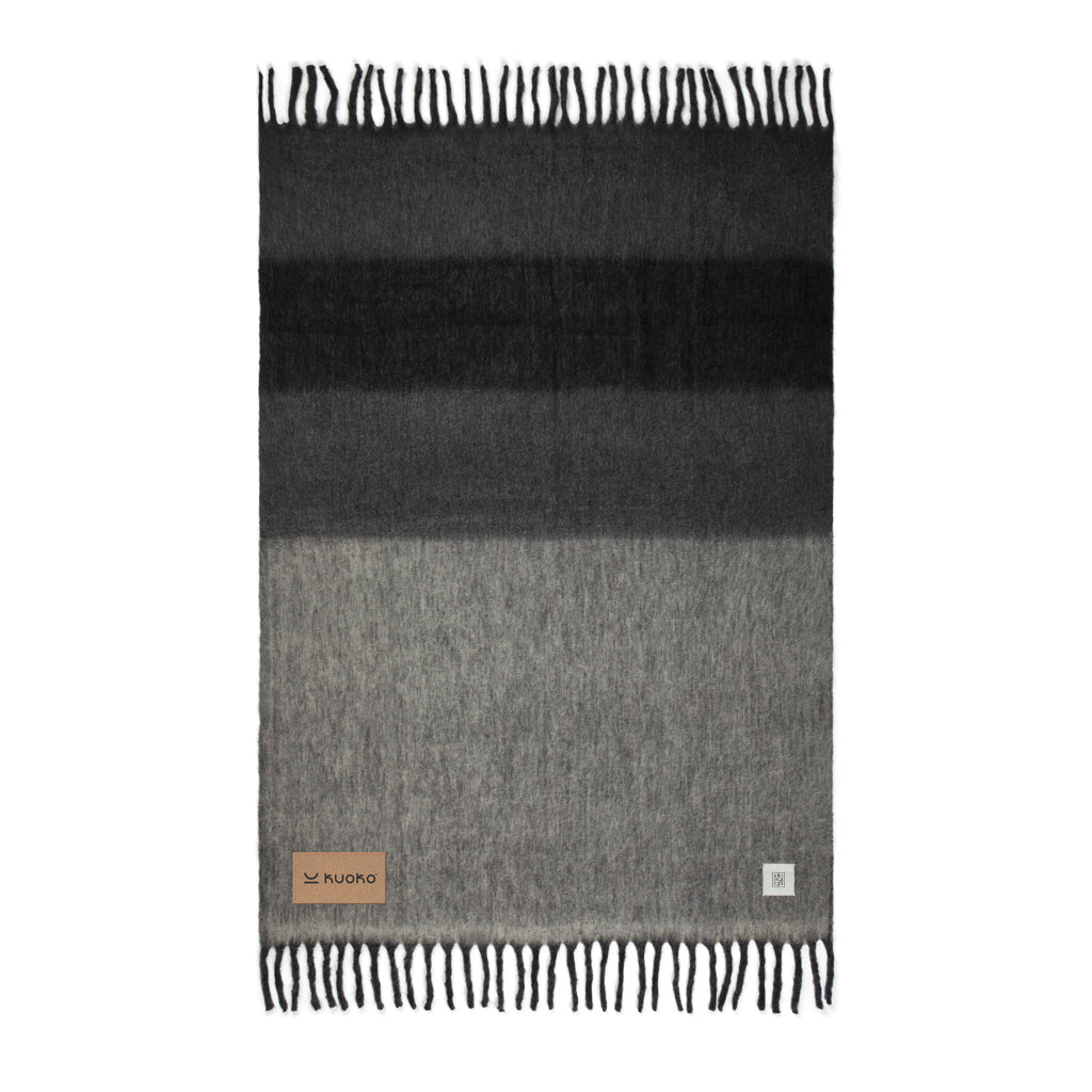 Vinga Saletto wool blend blanket - Grey