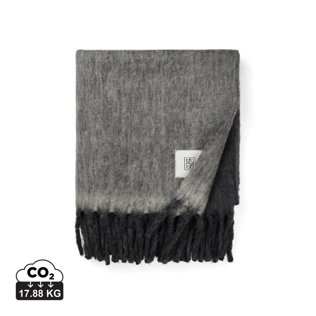 Vinga Saletto wool blend blanket - Grey