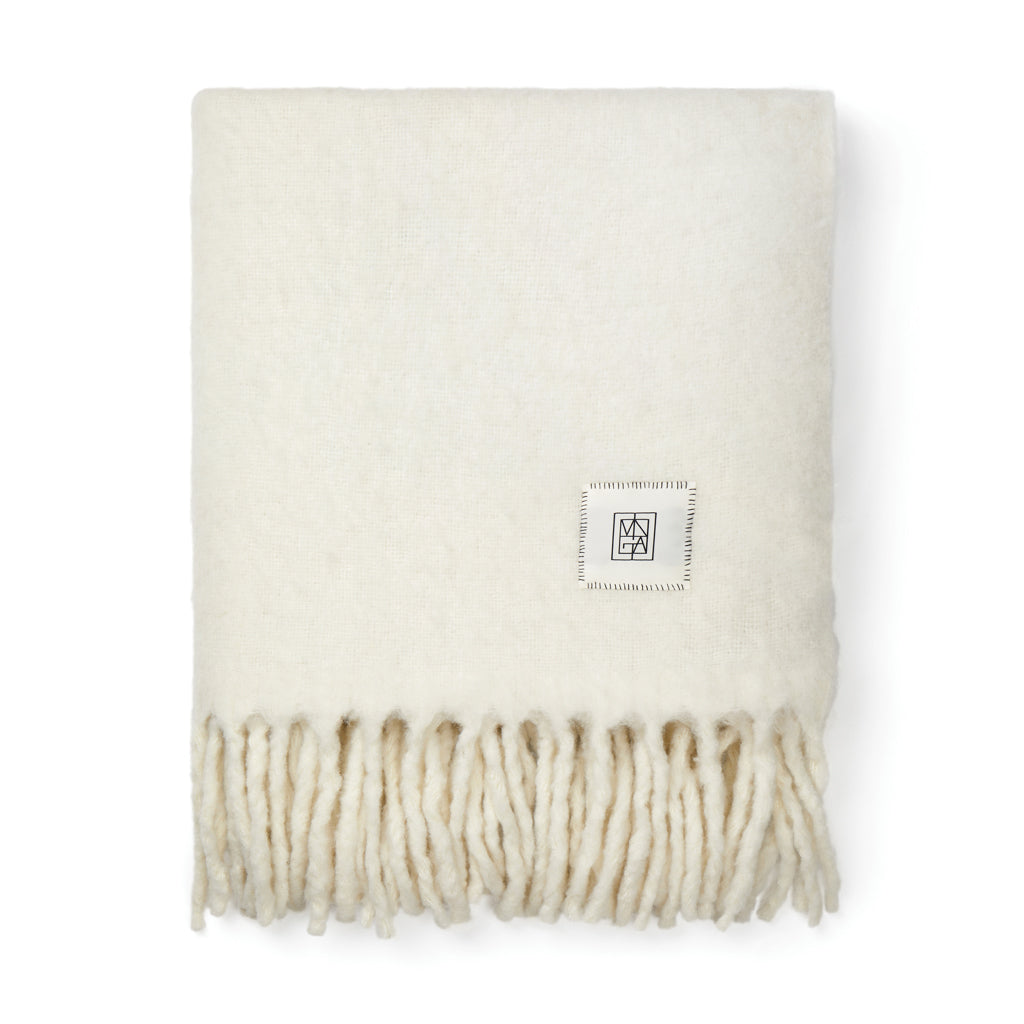 Vinga Saletto wool blend blanket - Beige