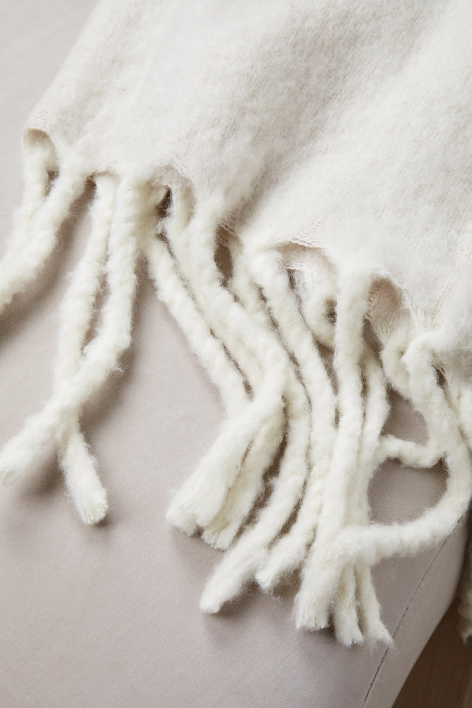 Vinga Saletto wool blend blanket - Beige