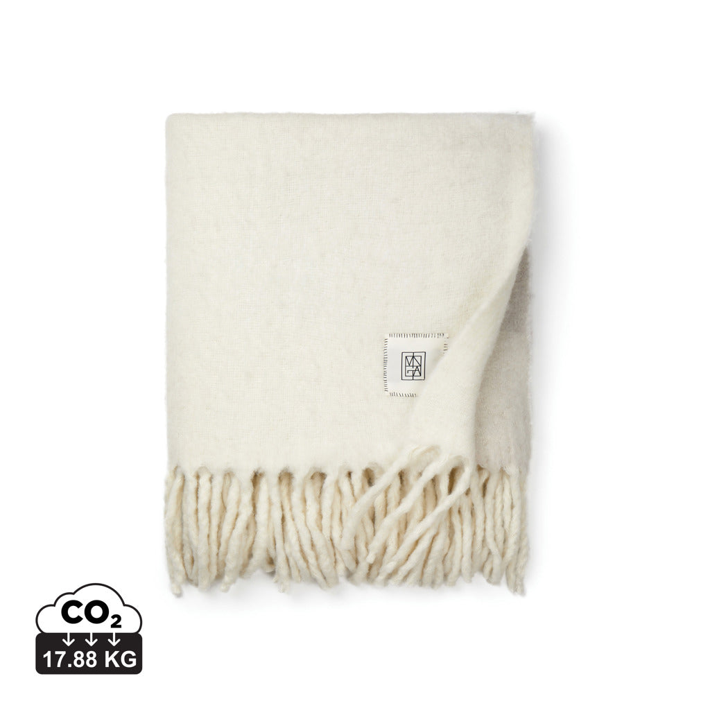 Vinga Saletto wool blend blanket - Beige