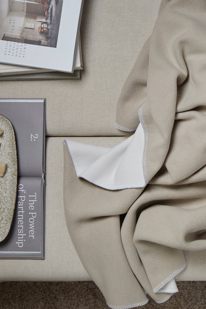 VINGA Moulton GRS RPET blanket - Beige