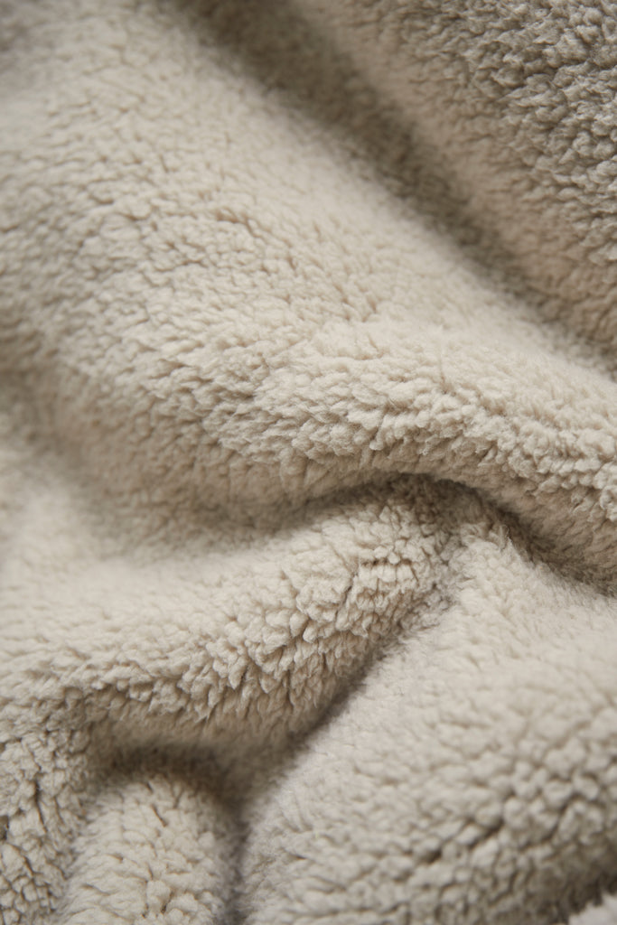 VINGA Maine GRS recycled double pile blanket - Brown