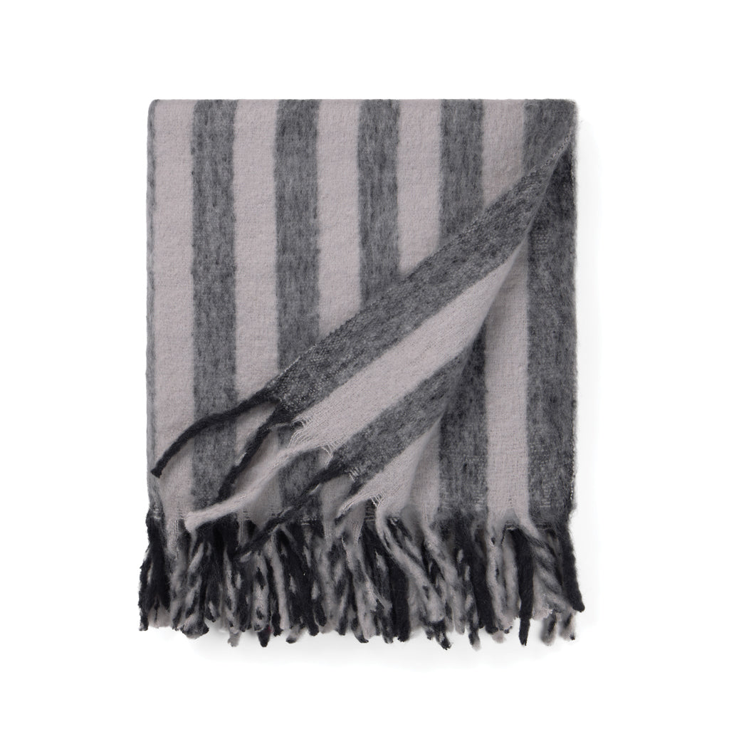 VINGA Lioro GRS wool blend blanket - Grey