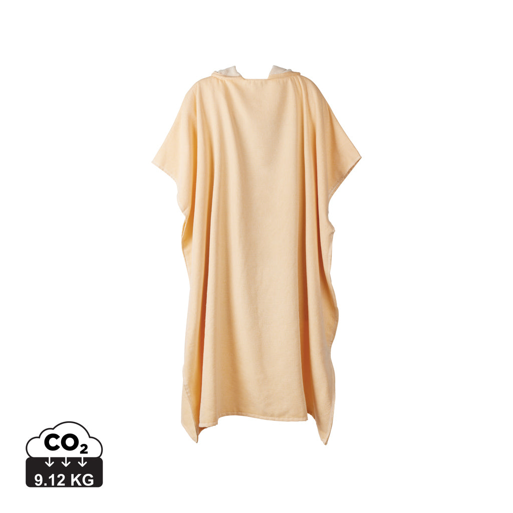VINGA Tolo hammam terry beach poncho - Yellow