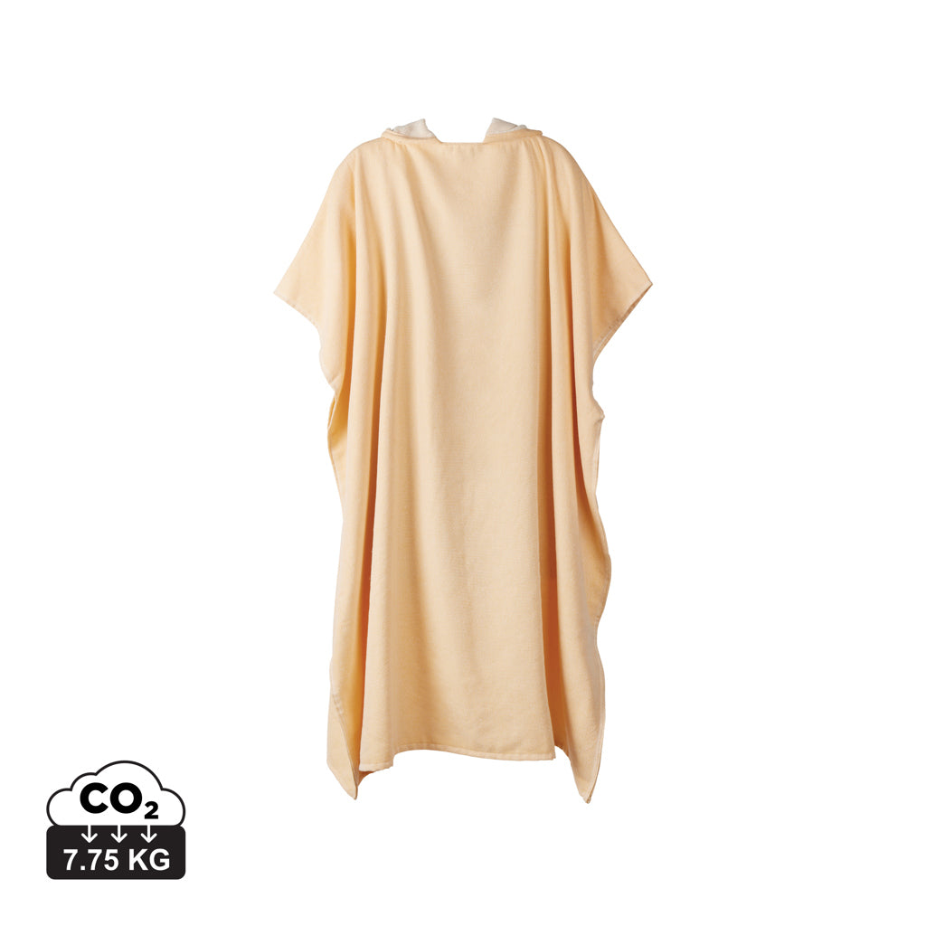 VINGA Tolo hammam terry beach poncho - Yellow