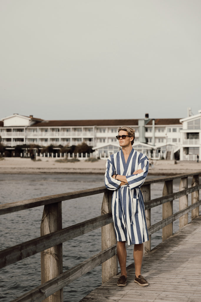 VINGA Ornos GRS hammam robe L/XL - Blue