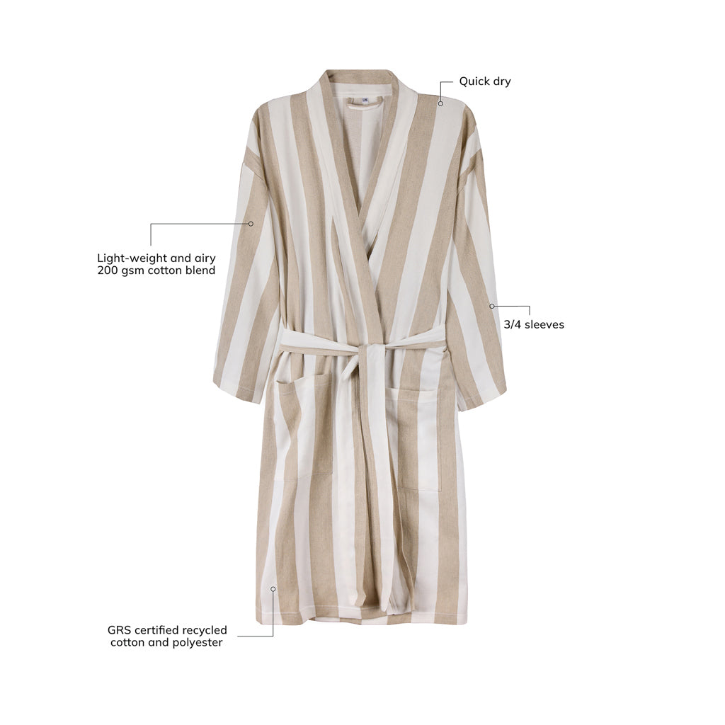 VINGA Ornos GRS hammam robe L/XL - Beige