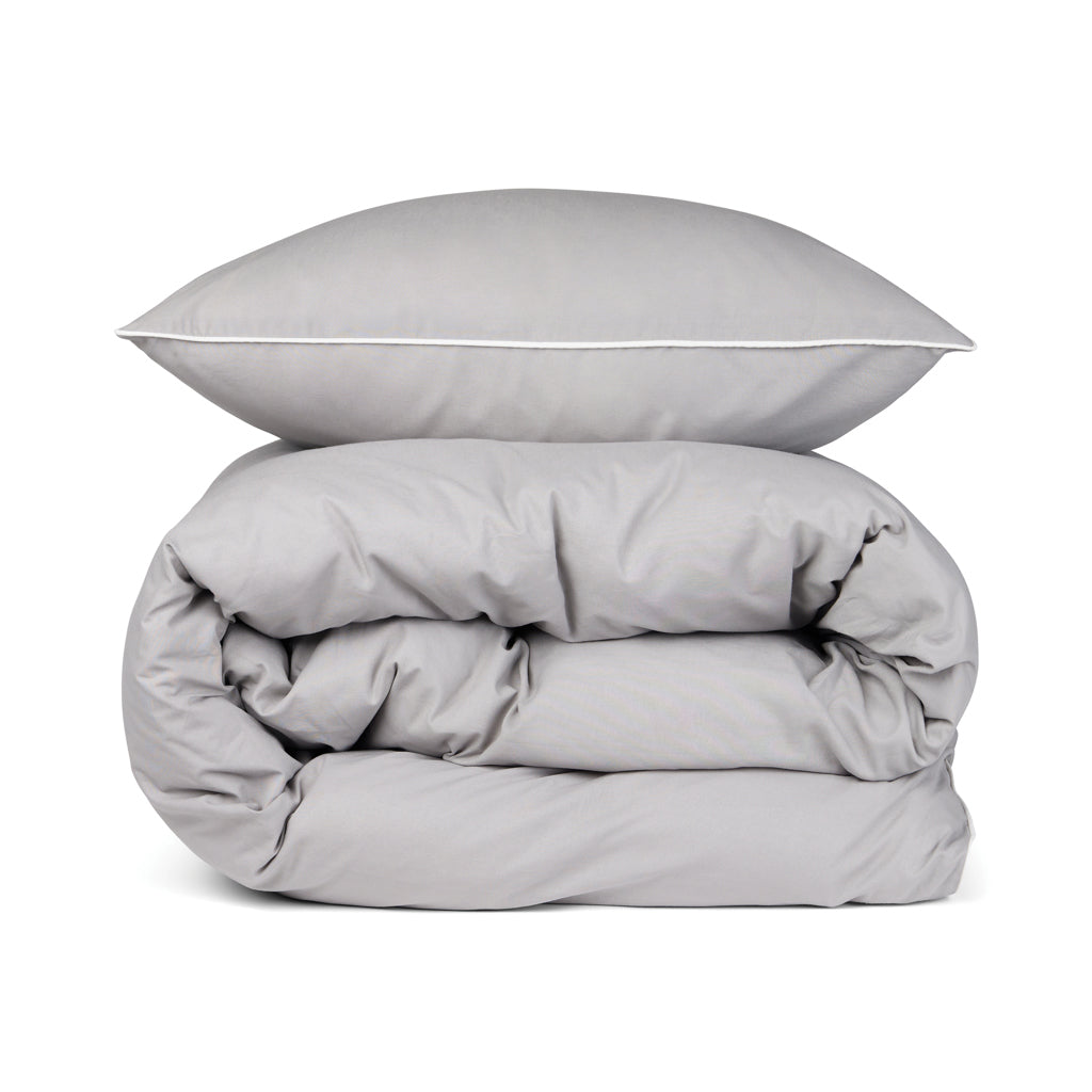 VINGA Marston OCS organic cotton bed linen, 4 pcs set - Grey