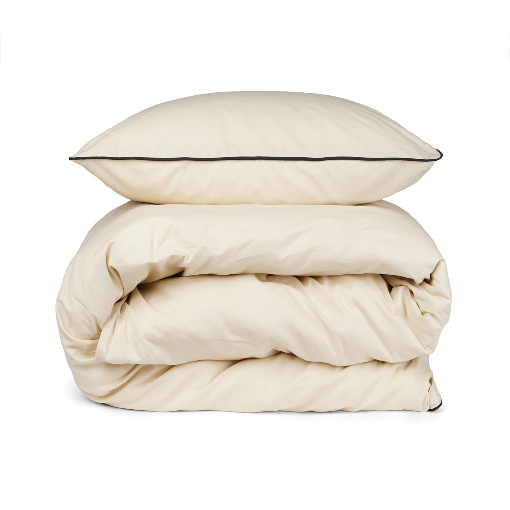 VINGA Marston OCS organic cotton bed linen, 4 pcs set - Beige