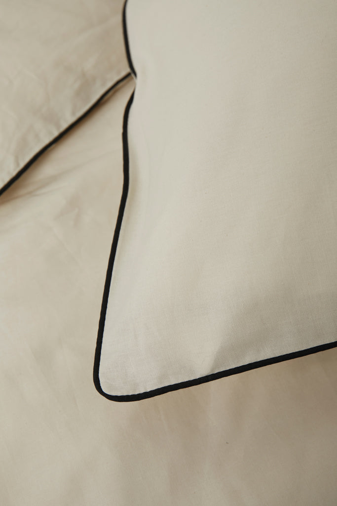VINGA Marston OCS organic cotton bed linen, 4 pcs set - Beige