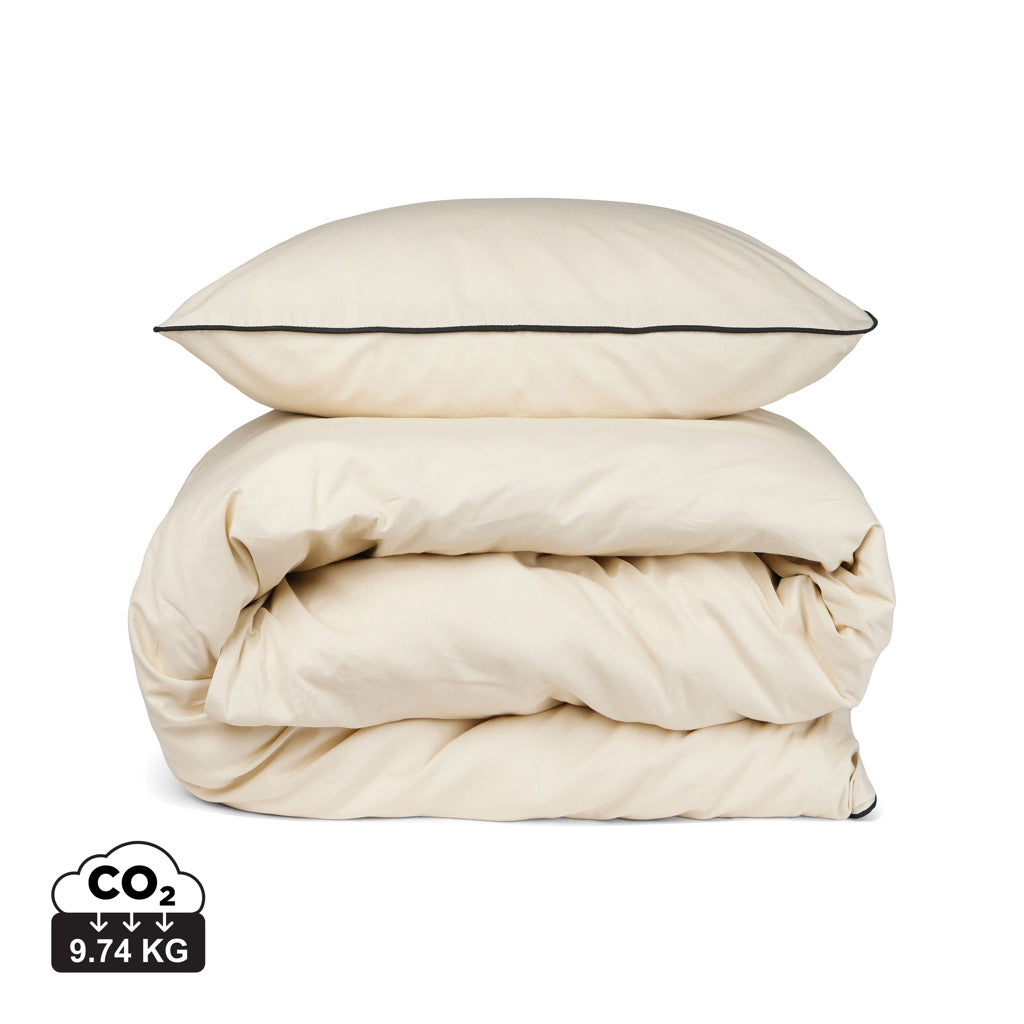 VINGA Marston OCS organic cotton bed linen, 4 pcs set - Beige