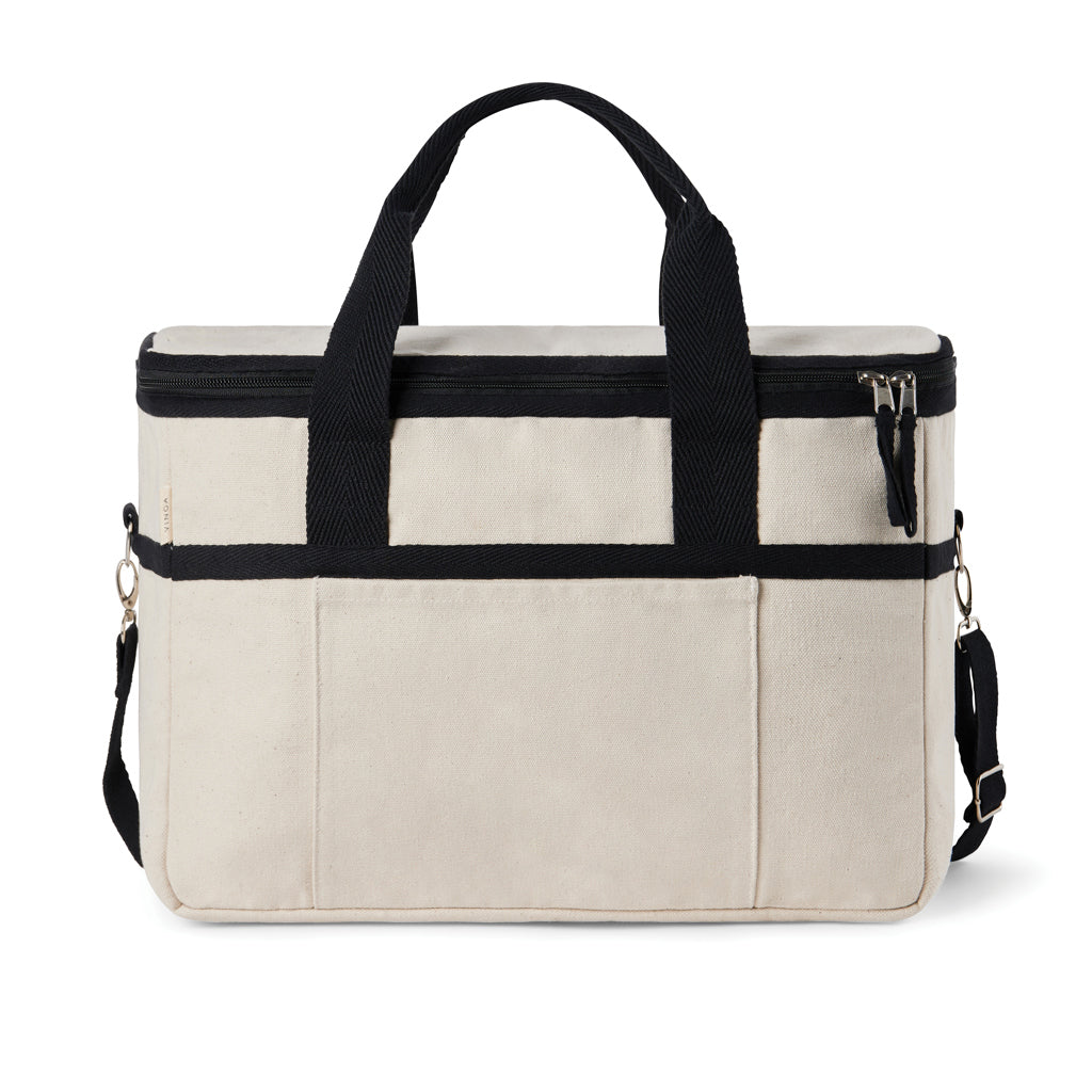 VINGA Volonne AWARE™ recycled canvas cooler basket - Off White