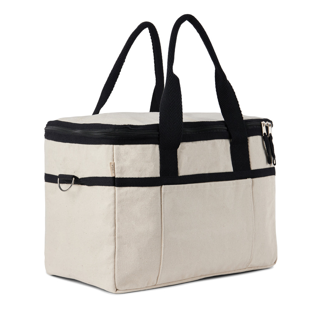 VINGA Volonne AWARE™ recycled canvas cooler basket - Off White