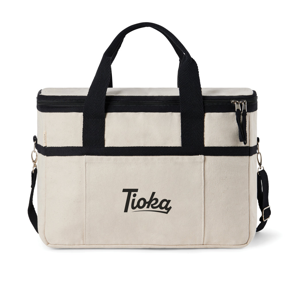 VINGA Volonne AWARE™ recycled canvas cooler basket - Off White