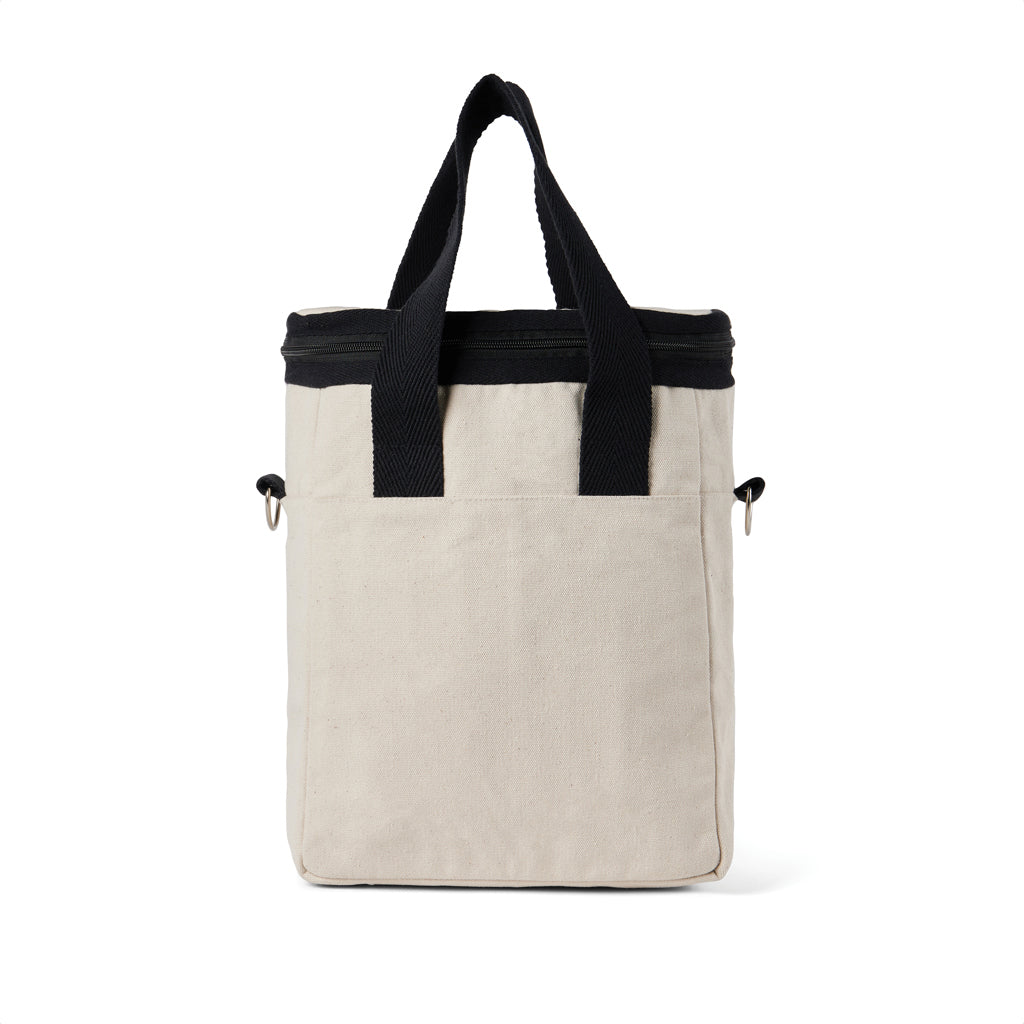 VINGA Volonne AWARE™ recycled canvas cooler tote bag - Off White