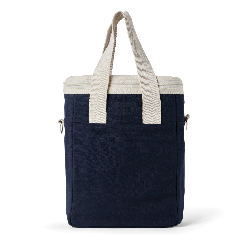 VINGA Volonne AWARE™ recycled canvas cooler tote bag - Blue