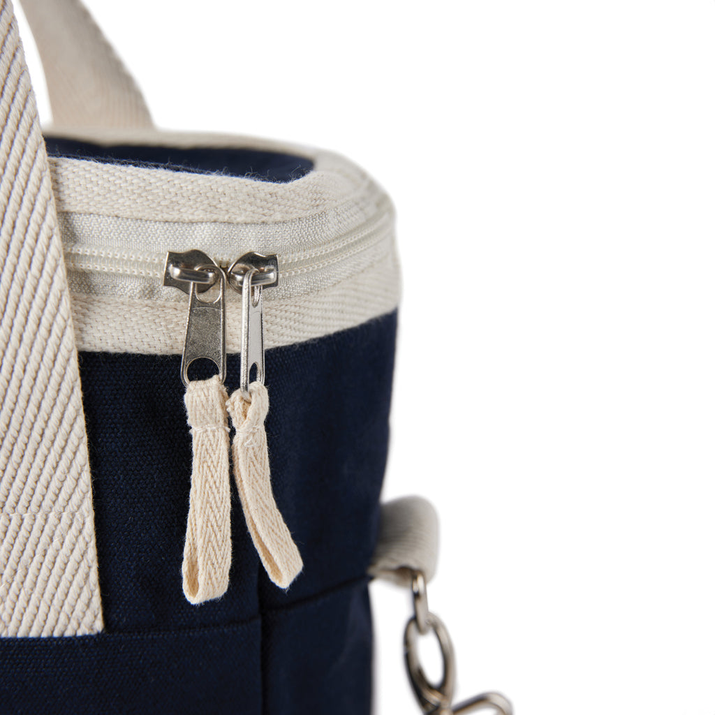VINGA Volonne AWARE™ recycled canvas cooler tote bag - Blue