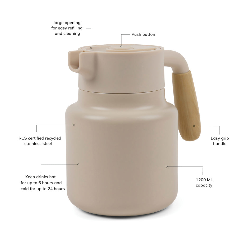VINGA Arbe RCS vacuum jug 1200 ML - Beige