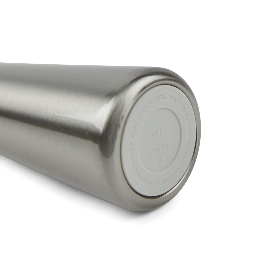 VINGA Erie RCS steel vacuum bottle 450 ML - Silver