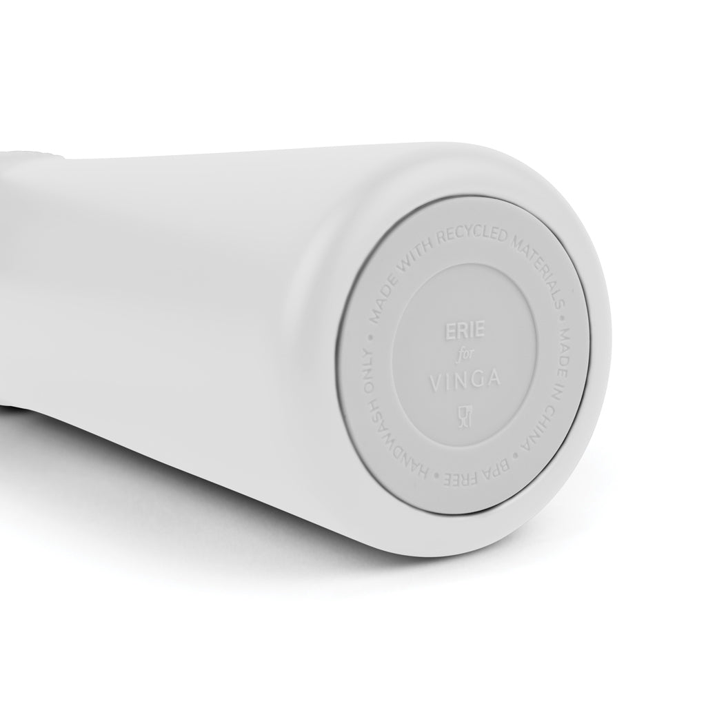 VINGA Erie RCS steel vacuum bottle 450 ML - White