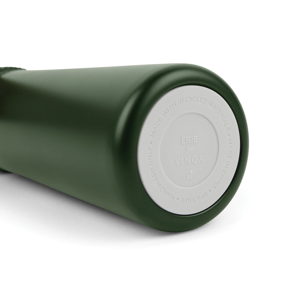 VINGA Erie RCS steel vacuum bottle 450 ML - Green