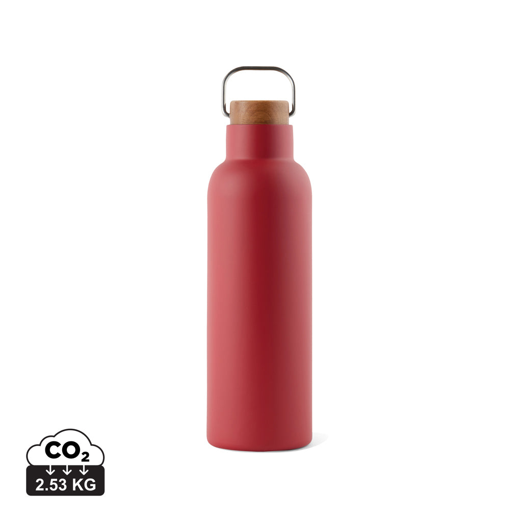 VINGA Ciro RCS recycled vacuum bottle 800ml - Red